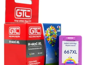 Cartucho GTC HP 667 XL color