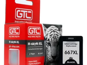 Cartucho GTC HP 667 XL negro