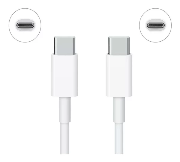 Cable USB conector "C" a conector "C" carga rápida. smartphone / iPhone