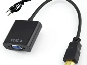 Cable conversor de video de HDMI a VGA con cable de audio