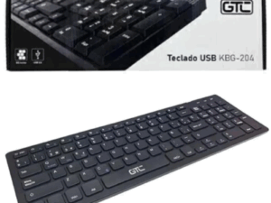 Teclado GTC-204 en Español USB color negro