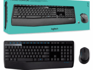 Teclado y Mouse Logitech MK345 color negro con pila incluida