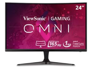 Monitor 24" Gamer curvo Viewsonic VX2418C,165Hz,AMD freesync $252.500 pagando en efectivo.