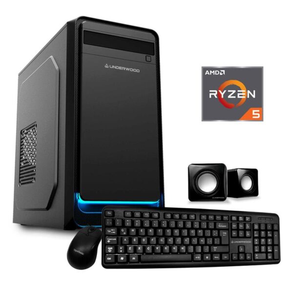 PC Underwood AMD Ryzen 5 5600GT 8Gb RAM SSD 240Gb FreeDOS $454.400 pagando en efectivo.