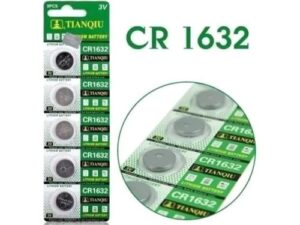 Pila CR1632 3v TIANQIU. Para relojes, calculadoras, controles remotos, etc.