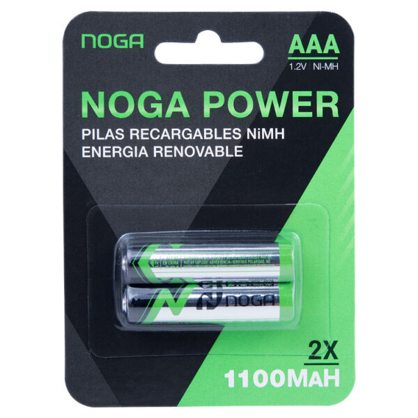 Pila recargable AAA NOGA 1.2V X 2 unidades